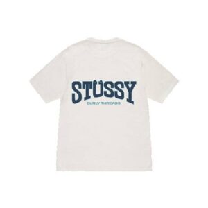 Stussy Marque Threads Blanc T-Shirt