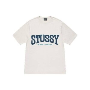 Stussy Marque Threads Blanc T-Shirt