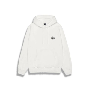 Stussy Logo Marque Capuche Basique Blanc Pull