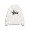 Stussy Logo Marque Capuche Basique Blanc Pull