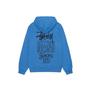 Stussy Capuche Basique Bleu Pull Marque
