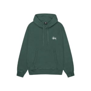 Stussy Marque Logo Capuche Vert Pull