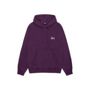 Stussy Marque Logo Capuche Violet Pull