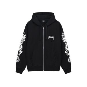 Stussy Marque Capuche Zippé Dragons Pull