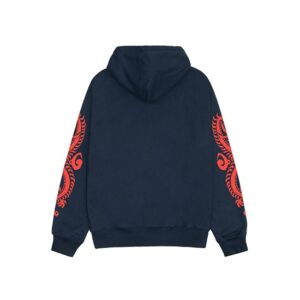 Stussy Logo Marque Capuche Dragons Marine Pull