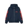 Stussy Logo Marque Capuche Dragons Marine Pull