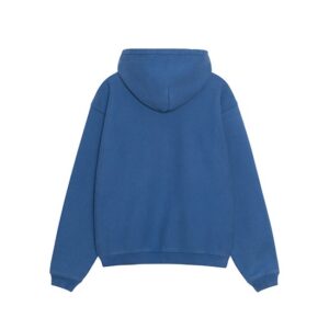 Stussy logo Marque Capuche International Bleu Pull
