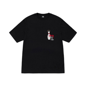 Stussy Marque Kingpin Noir T-Shirt
