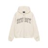 Stussy logo Marque Capuche Zippé Outline Pull