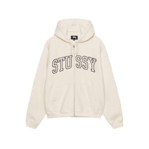 Stussy logo Marque Capuche Zippé Outline Pull