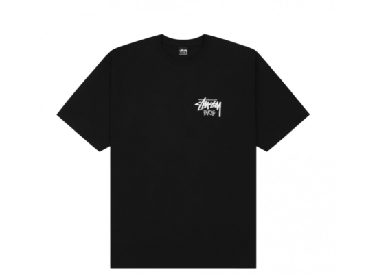 Stussy Marque Logo Paris Black T-Shirt