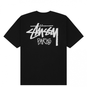 Stussy Marque Logo Paris Black T-Shirt