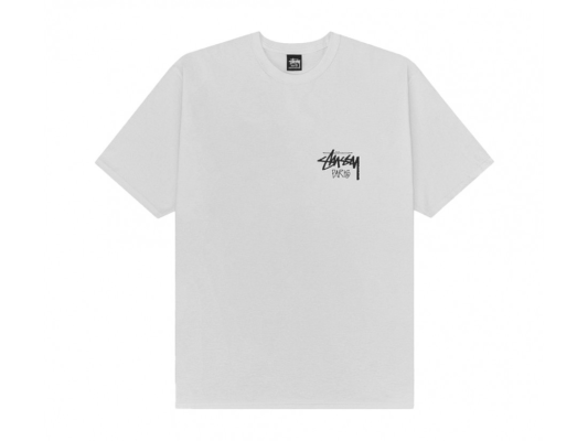 Stussy Marque Logo Paris Fog T Shirt