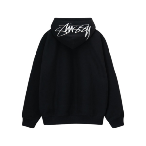 Stussy Marque Capuche Appliqué Dos Pull