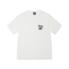 Stussy logo Marque Rasta Lion Blanc T-Shirt
