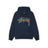 Stussy Marque Capuche Bleu Marine Pull