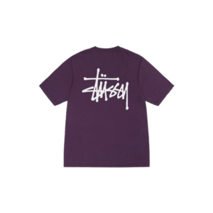 Stussy Logo Big Violet T-Shirt Marque