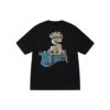 Stussy Logo Half Marque Tuff Stuff Noir T-Shirt