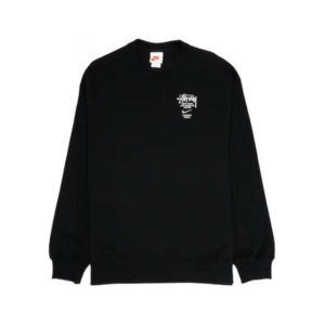 Stussy Logo Marque Basique Nike Noir Sweatshirt