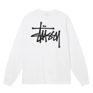 Stussy Logo Marque Blanc Basique Sweatshirt
