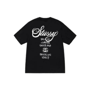 Stussy Marque Dumonde Noir T-Shirt